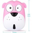 thumbnail image 5 of ZHAOCHENG Ratón inalámbrico con forma de perro de 2,4 G y receptor nano USB, ligero, con dibujos de animales, 1200 DPI, para ordenador portátil y PC, color rosa, 5 of 5
