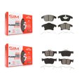 thumbnail image 1 of SIM Front Rear Semi-Metallic Brake Pads Kit for Car Ford Fusion Lincoln MKZ SSV Plug-In Hybrid KSM-100209, 1 of 8