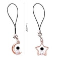 thumbnail image 5 of YIEMEEN Creative Moon/Star Astronaut Keychain Bag Charm Keyring Mobile Phone Accessories, 5 of 10