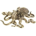 thumbnail image 4 of GOOHOCHY Mini adorno de pulpo de latón, modelo de pulpo, figura animal, decoración de escritorio, 4 of 7