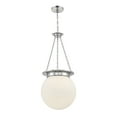 thumbnail image 3 of Manor 3-Light Pendant in Polished Nickel, 3 of 6