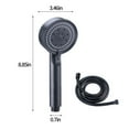 thumbnail image 3 of 100Fens Showerhead Handheld Set Shower Handheld With Hose 5 Spray Settings High Pressure For Gym Shower, 3 of 6