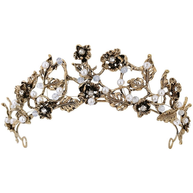 1Pcs Coiffe de Fête Alliage de Zinc Strass pour Femmes Filles Anniversaire Danse Fête