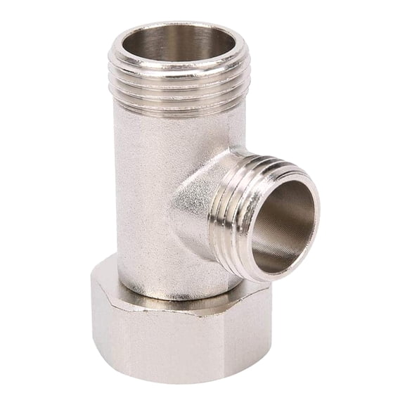 Pack of 2 3 Way Diverters Valves 180 Degree Rotation Water flows Control Shutoff Valves set for Bathroom Toilet Plumbing