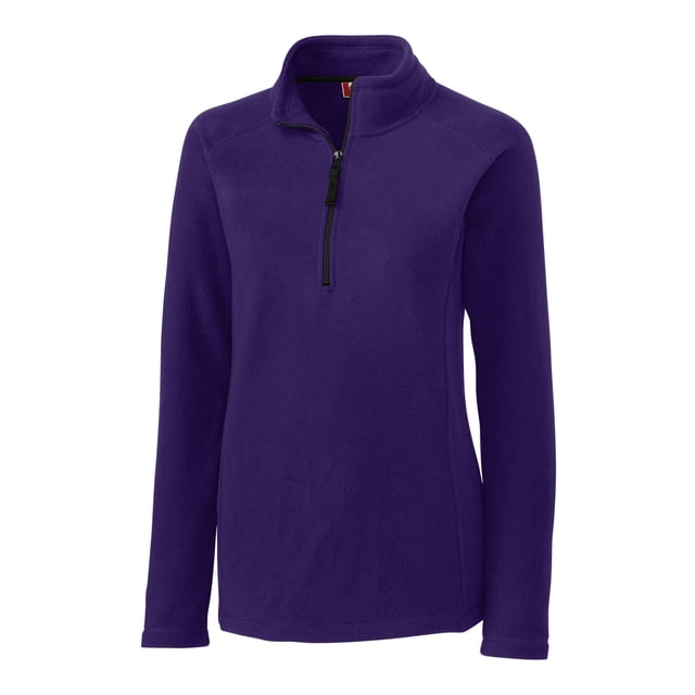 Clique Summit Veste en Micro-Polaire Demi-Zip pour Femme