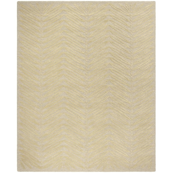 SAFAVIEH Martha Stewart Urban Chevron Floral Area Rug, Oolong Tea Green, 2'6" x 4'3"