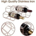thumbnail image 2 of Baomifa Porte-Bouteilles de Comptoir - Support de Rangement pour 7 Bouteilles, Support de Table en Métal Autoportant avec Design Moderne pour Cuisine, Cave, Bar, 2 of 4