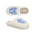 thumbnail image 5 of Women’s Fuzzy Bow Slippers Winter Warm Cozy Plush Indoor/Outdoor House Shoes, 5 of 8