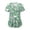 Green, variant on Scrub Tops for Women Stretchy Vneck Short Sleeve Cute Floral Animal Printed Holiday Nursing Pocketed Working Uniforms (Black, XXL)