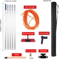 thumbnail image 2 of Water Fed Pole Kit, 30/50cm Adjustable Window Cleaning Brush and Pole, Window Cleaner Brush & Solar Panel Cleaning System, Outdoor Window Glass Washing Cleaner Equipment Tool, 2 of 8