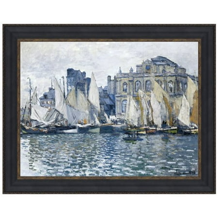 Design Toscano The Museum at Le Havre, 1873: Canvas Replica Painting: Grande