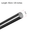 thumbnail image 2 of Unique Bargains FRP Fiberglass Round Rod, 7mm Dia 50cm Length, Black Engineering Round Bars Rods 2 pcs, 2 of 2