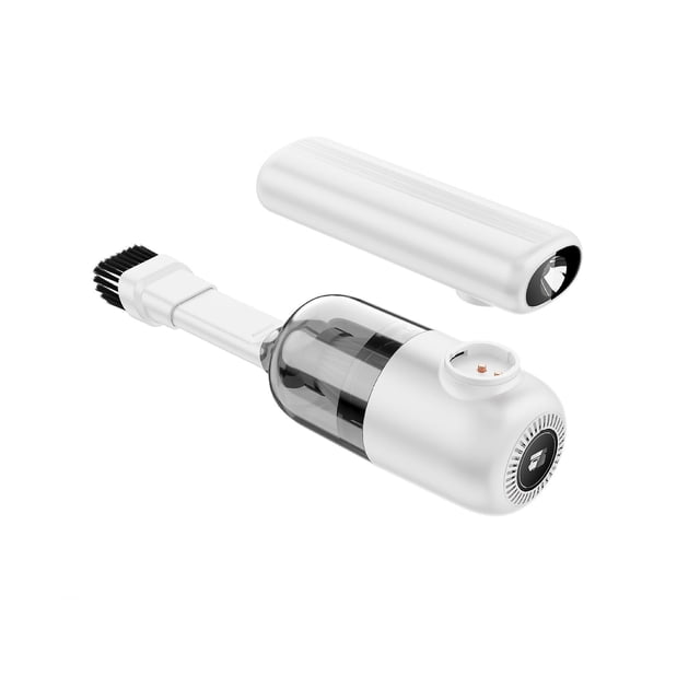 mini Aspirador De Voiture Sans Fil, 7500pa Aspirador Principal Portátil Recargable Dtachable Avec Lampe De Poche Led Et 4000mah Powerbank, Pour Vo