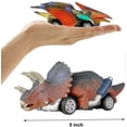 thumbnail image 4 of Dinosaur Toy Pull Back Cars, 6 Pack Dino Toys For 3 Year Old Boys And Toddlers, Boy Toys Age 3,4,5 And Up, Pull Back Toy Cars, Dinosaur Games With T-r, 4 of 5