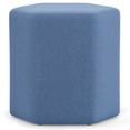 thumbnail image 6 of Simpli Home Brock 16 inch Wide Contemporary Irregular Footstool in Wedgewood Blue Linen Look Fabric, 6 of 10