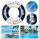 thumbnail image 4 of Anillo natación Anillo natación inflable para las axilas Anillo natación creativo (Anillo natación con azul marino 70# (apto para 5-9 años) 40-70 catties), 4 of 9