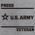 thumbnail image 3 of CafePress - Proud Army Veteran Black Sweatshirt - Zip Hoodie, Classic Hooded Sweatshirt with Metal Zipper, 3 of 4