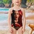 thumbnail image 2 of Descendants Girls One Piece Swimsuits Quick Dry Beach Swimwear Bathing Suit for Cute Little Kids 3-8 Years, 2 of 6
