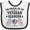 thumbnail image 3 of Inktastic I'm Proud of My Veteran Grandpa Boys or Girls Baby Bib, 3 of 4