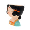 thumbnail image 1 of Cara Maceta Maceta de resina Maceta Contenedor para plantas de interior al aire libre Maceta de bonsái Busto femenino Estatua Florero para jardín Sunnimix Macetas de dibujos animados, 1 of 8