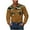 Gold, variant on UVEASISHA Mens Big and Tall Button Down Shirts Long Sleeve Camo Patchwork Work Shirt Colorblock Vintage Cowboy Shirts with Pockets Army Green 4XL