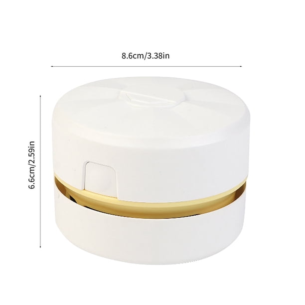 Yhmxh Aspiradora de escritorio Mini, plumero para teclado de computadora, borrador ajustable, aspiradora para auto, regalos, adecuada para el hogar, la escuela, la oficina, recargable por USB