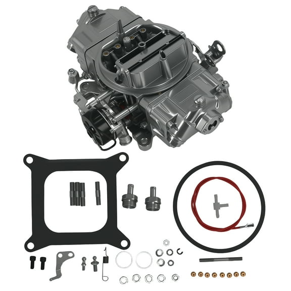 maXpeedingrods 4150 Model 650 CFM 4 Barrel Carburetor BR-67255 Carb for Holley Quick Fuel Brawler Diecast Carburetors with Mechanical Secondaries Electric Choke, Square Bore Flange