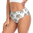 thumbnail image 2 of Fotbe Indian Elephant Calzones Estampados para Mujer – Ropa Interior de Algodón, Cómoda, Suave y Elástica-Medium, 2 of 6