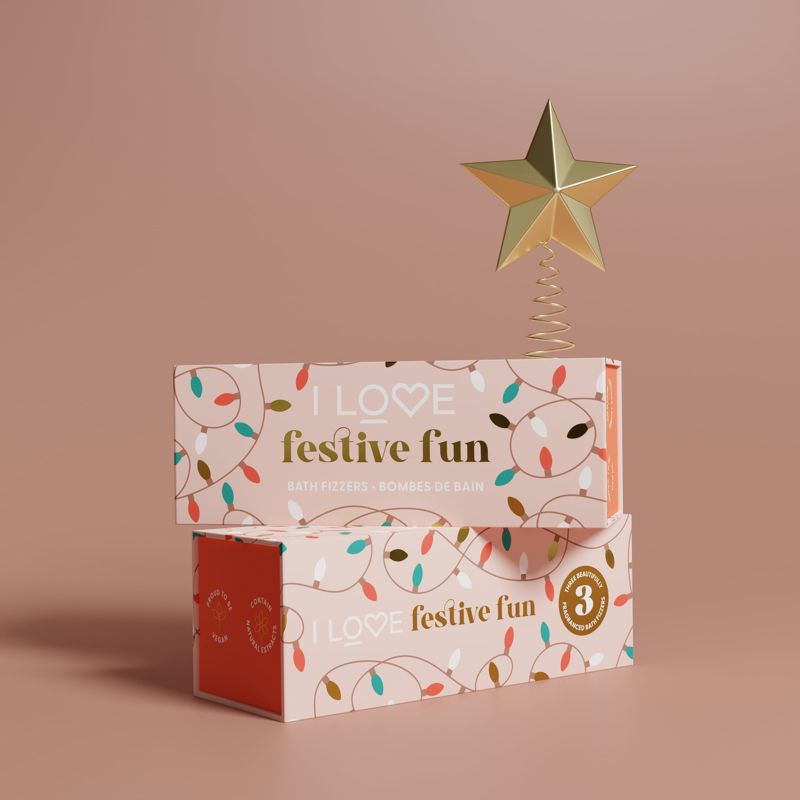 I LOVE® Festive Fun Bath Fizzer Pack