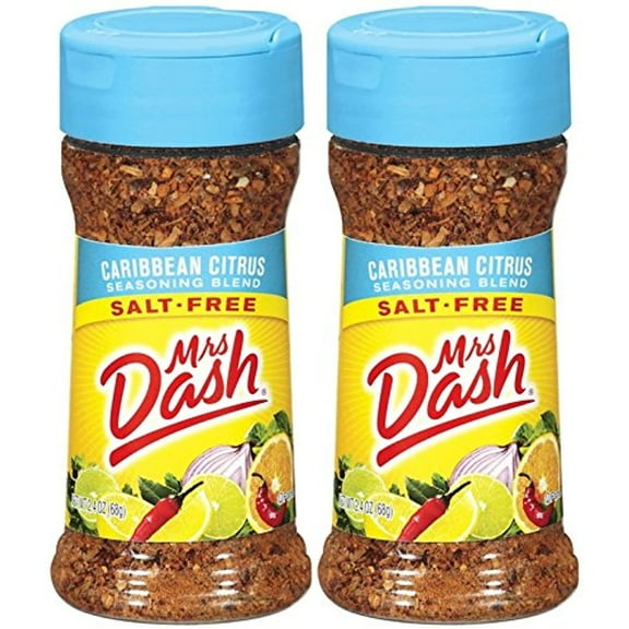 Mrs. Dash Caribbean Citrus Seasoning Blend, 2.4 Oz - Pack Of 2