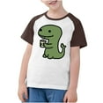 thumbnail image 3 of RXIRUCGD 2025 Vêtements d'Été pour Enfants Tout-Petits Garçons Filles Mode Mignon Col Rond Imprimé Manches Courtes Haut, 3 of 7