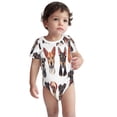 thumbnail image 2 of Yiaed Happy Dog Faces Collage Print Infant Climbing Short Sleeve Onesie One-Piece Baby Bodysuit Clothes 0-12 Months -, 2 of 6