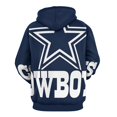 thumbnail image 3 of Football Cowboys 3d Sweatshirts Hoodie Fashion Casual Personality Men's Women Street Hoodie Pullovers Long Sleeve Comfortable Top, 3 of 6