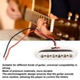 thumbnail image 3 of Electric Guitar Pickup, Electromagnetic Metal Guitar Bridge Pickup Simple Installation Decorative  For Replacement, 3 of 7