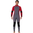 thumbnail image 1 of Traje de neopreno completo Traje de cuerpo completo para hombres y mujeres Actividades deportivas de agua de una pieza en agua fría para snorkeling Surfing Spearfishing Man / Red S Sweethay OD017131-25, 1 of 7