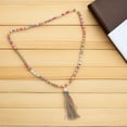 thumbnail image 4 of unbranded Collar Largo Boho De Coloridas Con Colgante De Borlas Estilo Vintage Para Mujer, 4 of 6