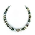 thumbnail image 1 of 14K Gold 11-14mm Tahitian South Sea Multicolor Cultured Pearl Necklace - AAAA Quality, 16" Length, 1 of 6