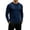 Navy_006, variant on Curved Hem Long Sleeve T-Shirt for Men, Slim Fit Raglan Crew Neck Top with Soft Stretch Fabric for Layering and All-Day Comfort Khaki 3XL