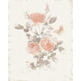thumbnail image 2 of Pertiet, Katie 12x14 Gold Ornate Wood Framed with Double Matting Museum Art Print Titled - Watery Blooms II Gray Cream, 2 of 4