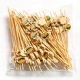 thumbnail image 1 of KUIZAP Skewer Fruit Sticks Food Fruit Cocktail Decor Bamboo Picks Handmade Toothpicks(H), 1 of 4