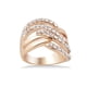 thumbnail image 1 of Qarigey Anillo de cristal de aleación para mujer, fecha bonita, banquete, boda, adolescentes, esposa, nudillo, joyería, accesorios de regalo Ropa, zapatos y accesorios Miscelánea Tamaño 7 Qarigey AP009706-03, 1 of 6