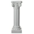 thumbnail image 3 of Decorative Modern Fiberglass White Plinth Roman Style Column Ionic Pedestal Vase Stand for Wedding, Living Room, or, 3 of 10