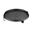 thumbnail image 5 of TISHITA Korean Grill Pan Aluminium Baking Tray Easy to Clean Heavy Duty Frying Pan Barbecue Plate for Garden Home Barbecue Travel BBQ Round, 5 of 8