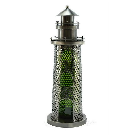 Three Star Import & Export ZB910 Wine Bottle Holder, Light House