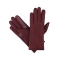 thumbnail image 5 of Isotoner Women's Everyday Spandex Gloves with Fleece Lining, Wine, L/XL, 5 of 7