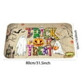 thumbnail image 3 of Halloween Welcome Mat Durable Polyester Material for Seasonal Home Decoration Ideal Large Size Non- Non-Backing Entrance Rug, 3 of 5