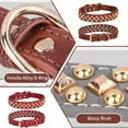 thumbnail image 4 of Soft Leather Pet Dog Collar Rivet Studded Adjustable for Medium Large Dogs. W9W2, 4 of 9