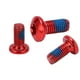 thumbnail image 5 of 12 tornillos de rotor de freno de disco de bicicleta M5 x 11,5 mm, tornillos de rotor de disco de aleación para bicicleta de montaña, color rojo, 12 piezas/juego, 5 of 10