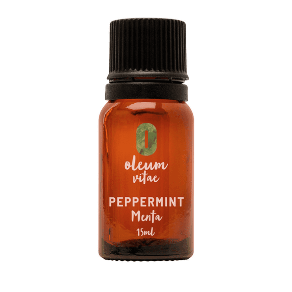 Aceite Esencial De Menta 100% Puro Y Orgánico 15ml OLEUM VITAE