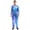 Blue, variant on YiZYiF Mens Shiny Long Sleeve Elastic Waist Jumpsuit for Outer Space Alien Astronaut Cosplay Costume Blue L